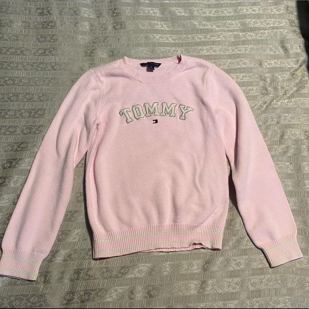 Pink Tommy Hilfiger sweater